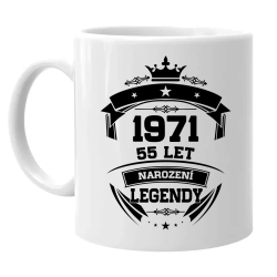 1971 Narození legendy 55 let - hrnek s potiskem