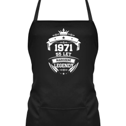 1971 Narození legendy 55 let - zástěra s potiskem