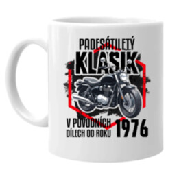 Padesátiletý klasik - v původních dílech od roku 1976 - hrnek s potiskem