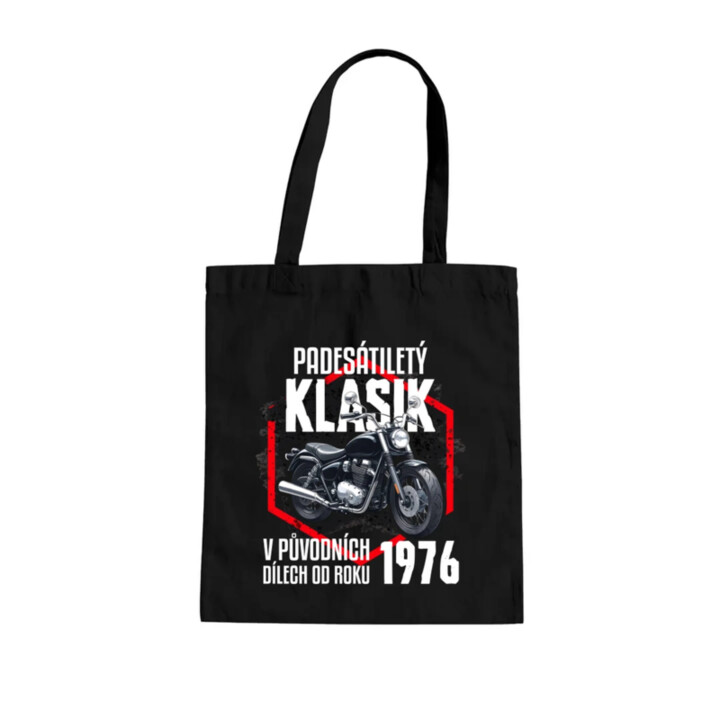 Padesátiletý klasik - v původních dílech od roku 1976 - taška s potiskem