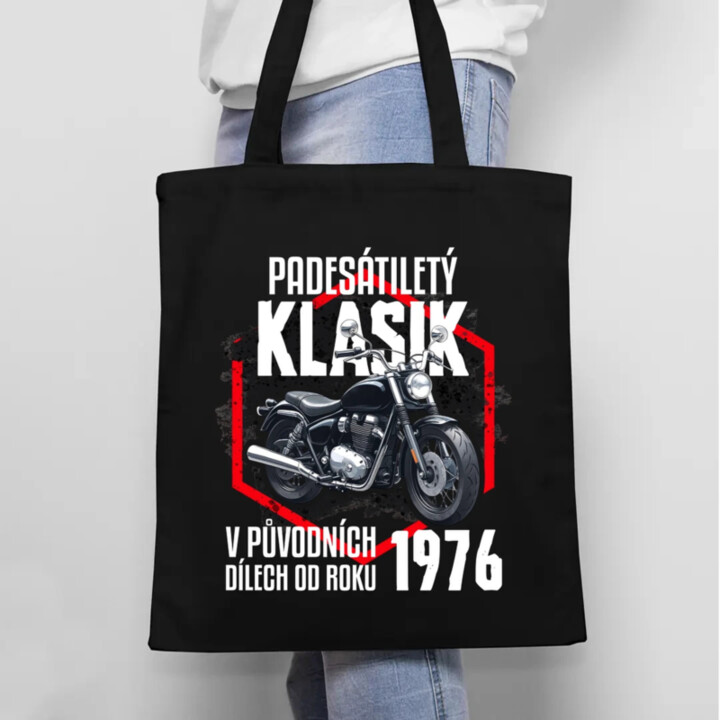 Padesátiletý klasik - v původních dílech od roku 1976 - taška s potiskem