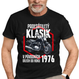 Padesátiletý klasik - v původních dílech od roku 1976 - pánské tričko s potiskem