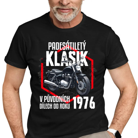 Padesátiletý klasik - v původních dílech od roku 1976 - pánské tričko s potiskem