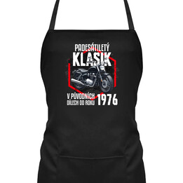 Padesátiletý klasik - v původních dílech od roku 1976 - zástěra s potiskem