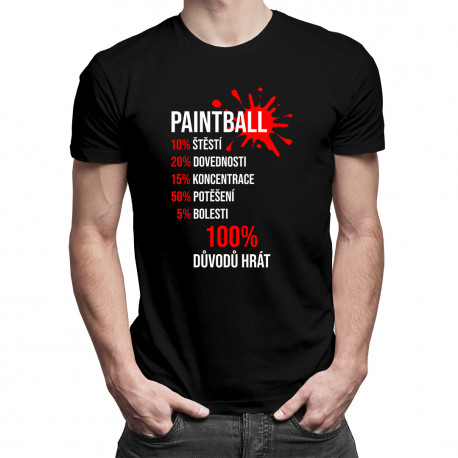 Paintball - pánské tričko s potiskem