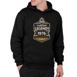 50 let - Narození legendy 1976 v2 - pánská mikina s potiskem