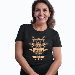 Vintage Klasik - 1976  - dámské tričko s potiskem