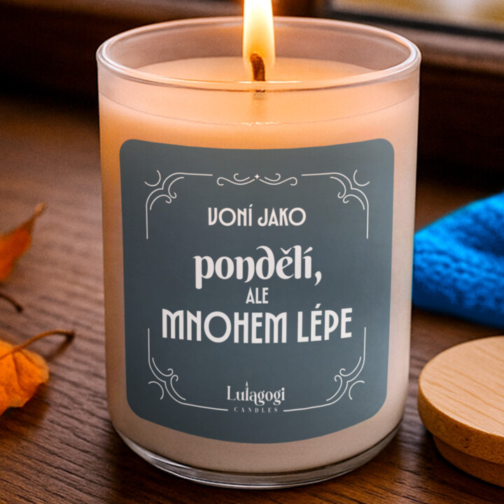 Voní jako pondělí, ale mnohem lépe – vonná svíčka jako dárek