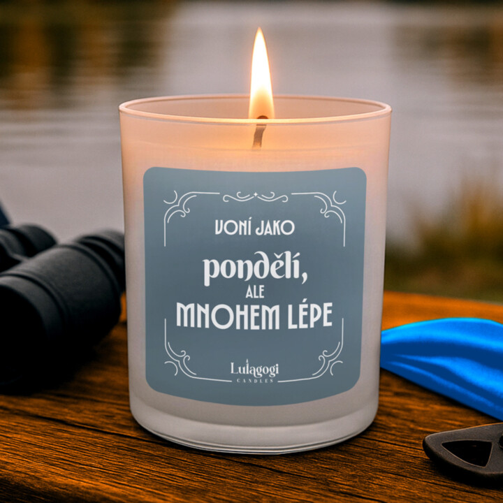 Voní jako pondělí, ale mnohem lépe – vonná svíčka jako dárek
