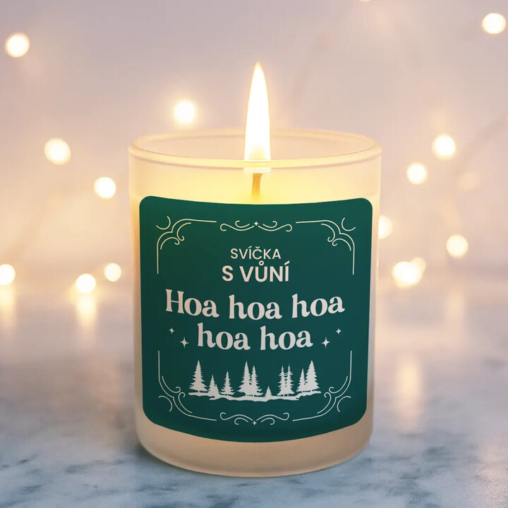 Svíčka s vůní hoa hoa hoa hoa hoa - vonná svíčka jako dárek