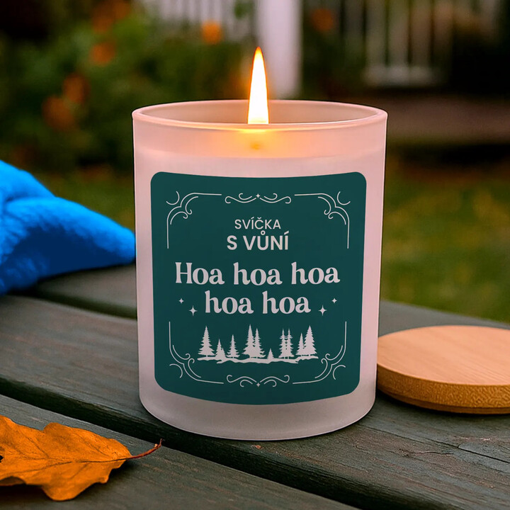 Svíčka s vůní hoa hoa hoa hoa hoa - vonná svíčka jako dárek