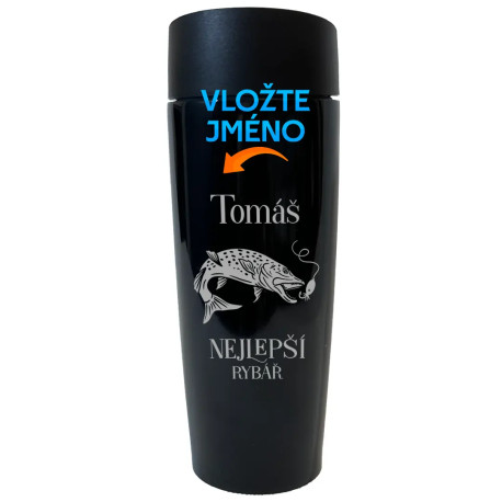 Nejlepší rybář - termo hrnek  s potiskem - personalizovaný produkt