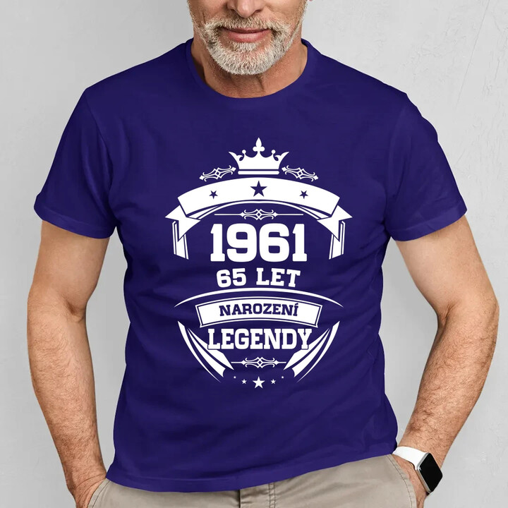 1961 Narození legendy 65 let - pánské tričko s potiskem