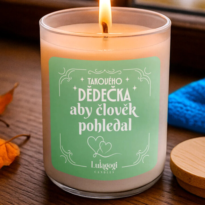 Takového dědečka aby člověk pohledal - vonná svíčka jako dárek
