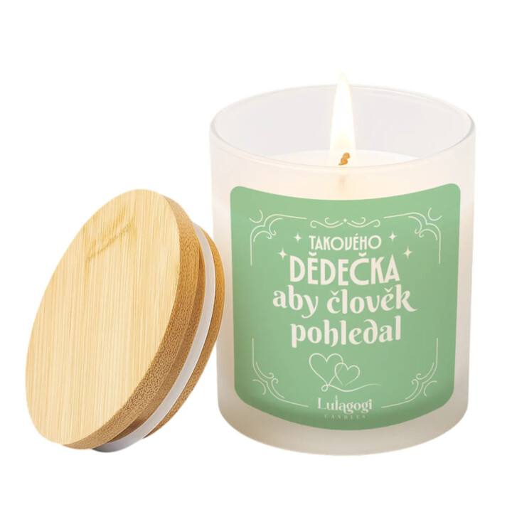 Takového dědečka aby člověk pohledal - vonná svíčka jako dárek