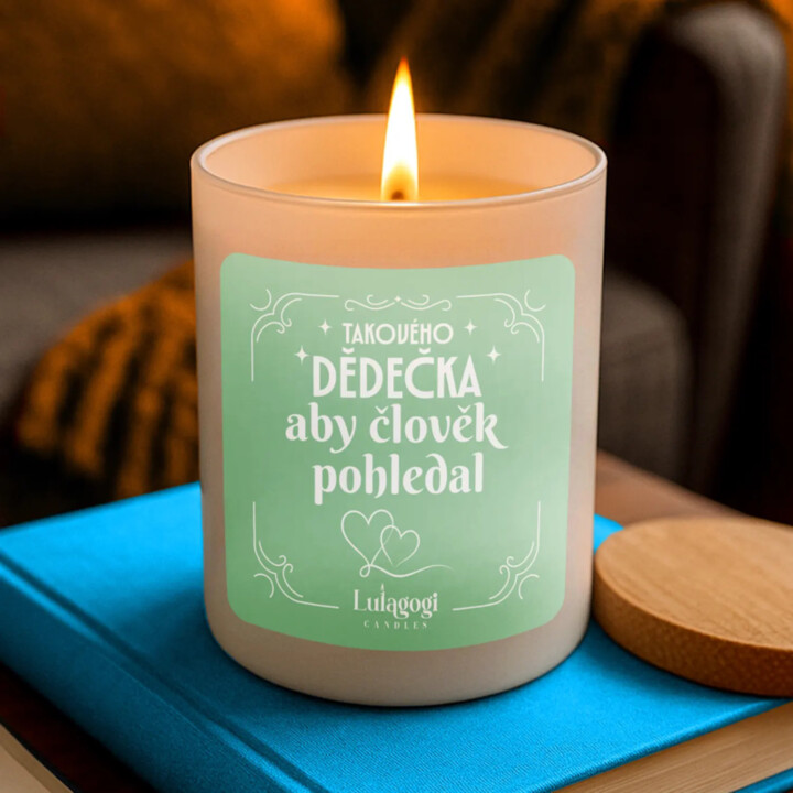 Takového dědečka aby člověk pohledal - vonná svíčka jako dárek