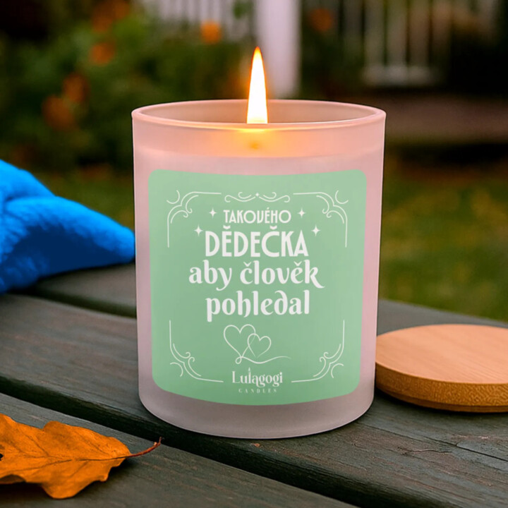 Takového dědečka aby člověk pohledal - vonná svíčka jako dárek