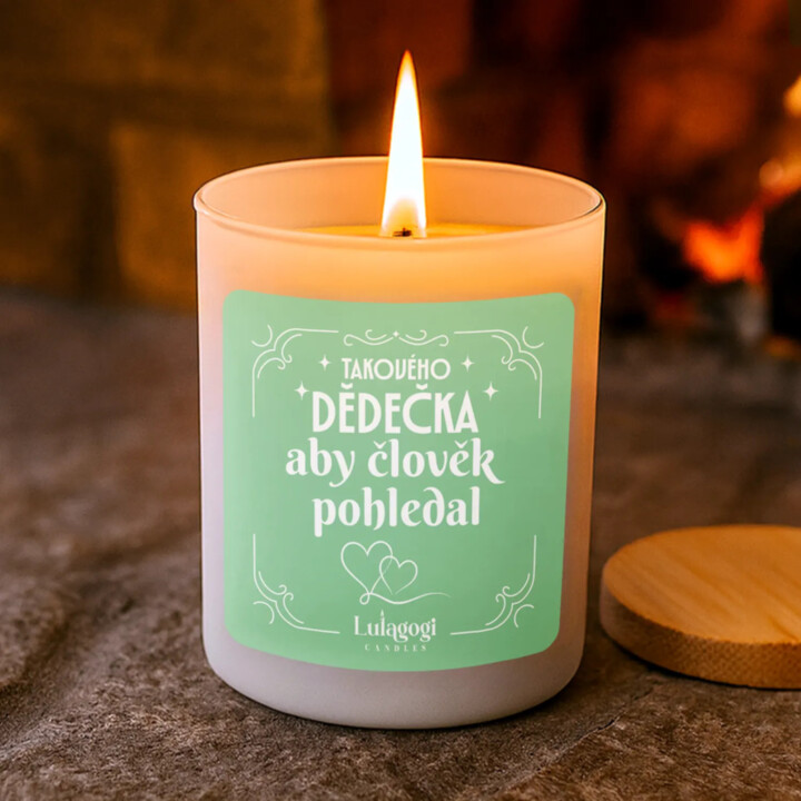 Takového dědečka aby člověk pohledal - vonná svíčka jako dárek