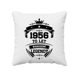 1956 Narození legendy 70 let - polštář s potiskem