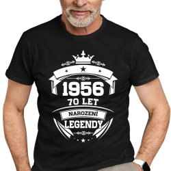 1956 Narození legendy 70 let - pánské tričko s potiskem