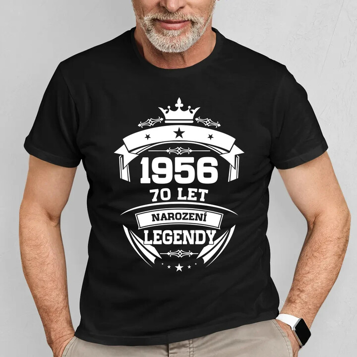 1956 Narození legendy 70 let - pánské tričko s potiskem