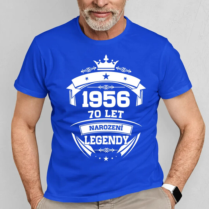 1956 Narození legendy 70 let - pánské tričko s potiskem