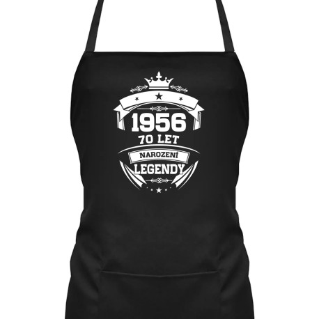1956 Narození legendy 70 let - zástěra s potiskem