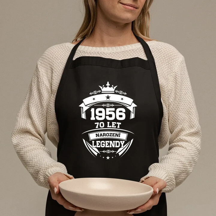 1956 Narození legendy 70 let - zástěra s potiskem