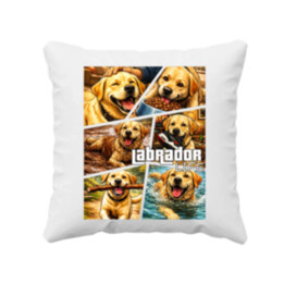Labrador life - polštář s potiskem
