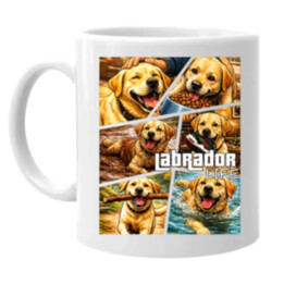 Labrador life - hrnek s potiskem