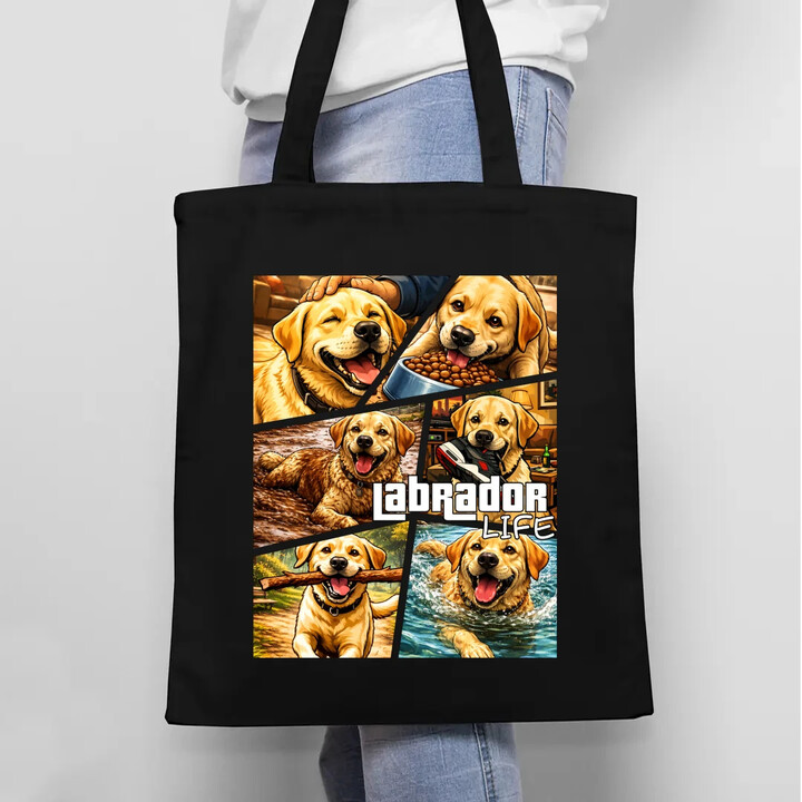 Labrador life - taška s potiskem