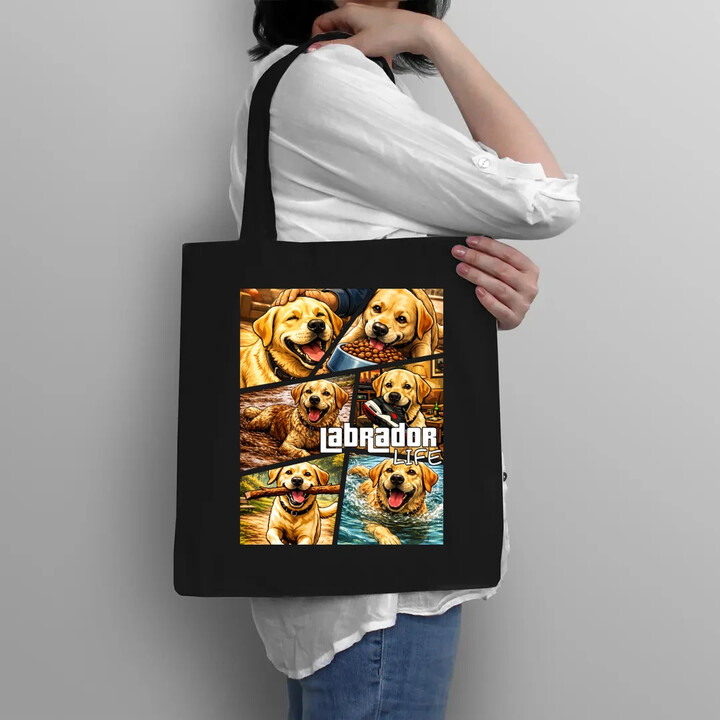 Labrador life - taška s potiskem