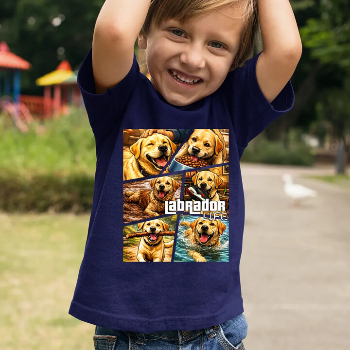 Labrador life - dětské tričko s potiskem