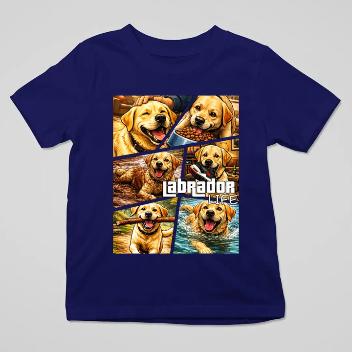 Labrador life - dětské tričko s potiskem
