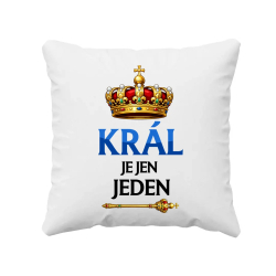 Král je jen jeden - polštář s potiskem