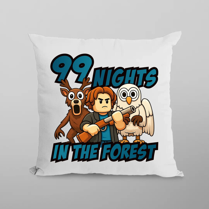 99 nights in the forest - polštář s potiskem