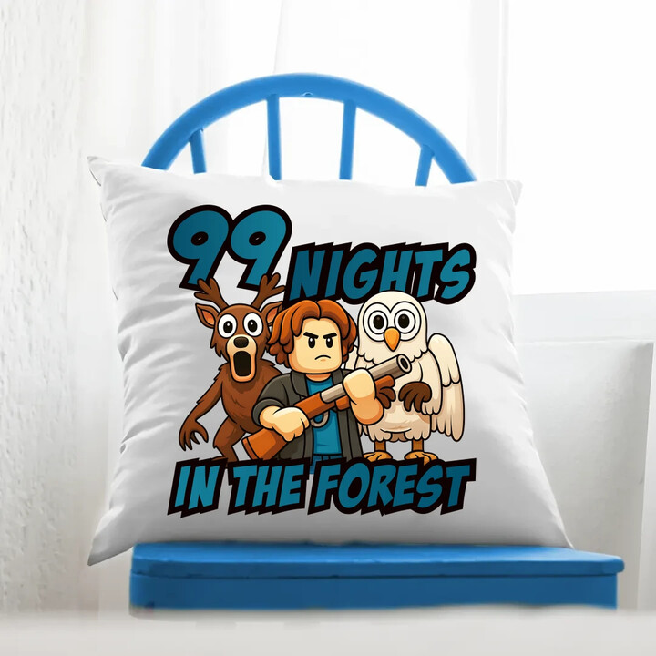 99 nights in the forest - polštář s potiskem