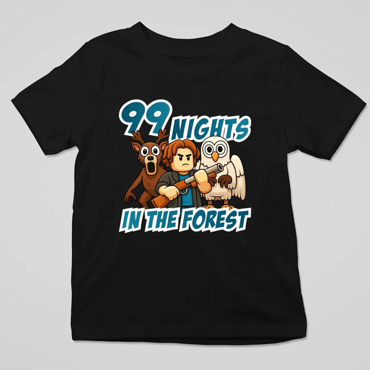 99 nights in the forest - dětské tričko s potiskem