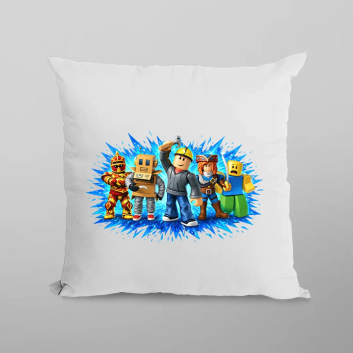 Tým – pro fanoušky hry Roblox - polštář s potiskem