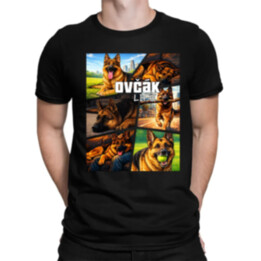 Ovčák Life - pánské tričko s potiskem