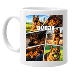 Ovčák Life - hrnek s potiskem