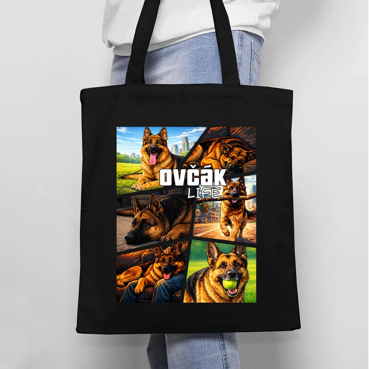 Ovčák Life - taška s potiskem