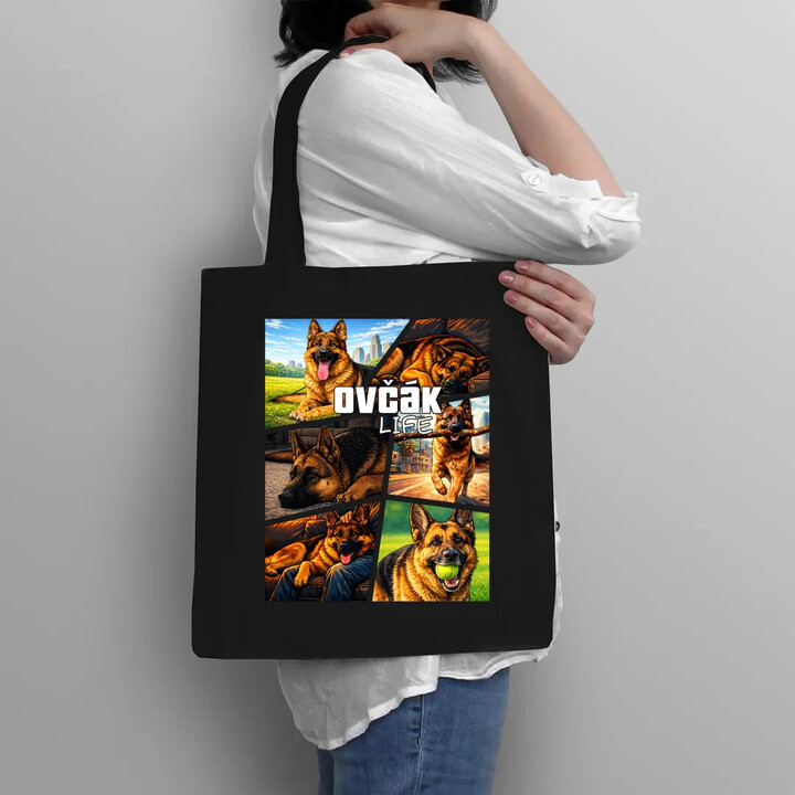 Ovčák Life - taška s potiskem