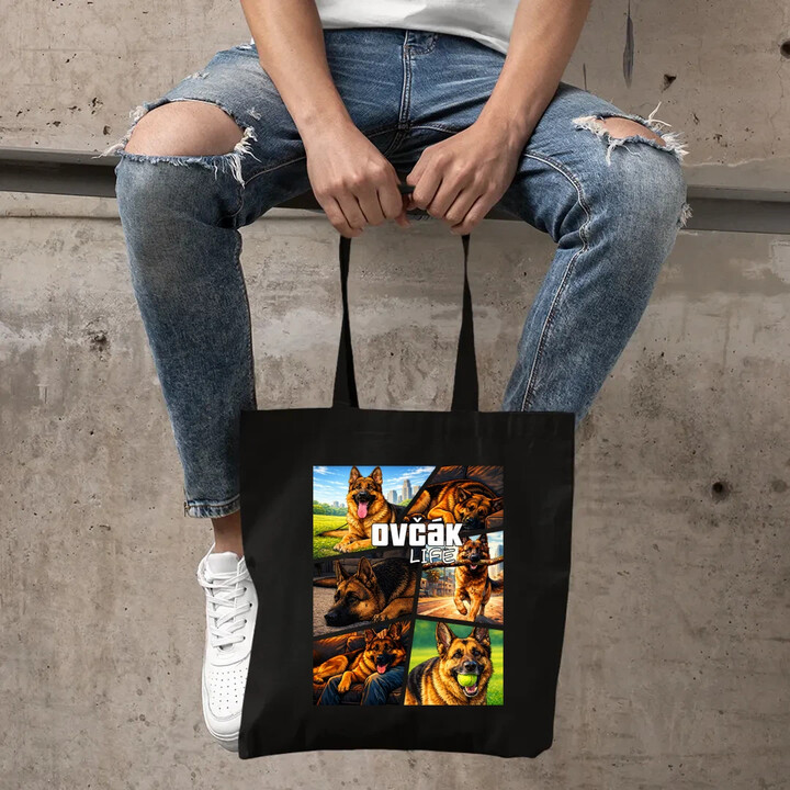 Ovčák Life - taška s potiskem