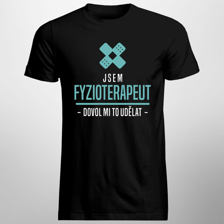 Fyzioterapeut - dovol mi to udělat - pánské tričko s potiskem