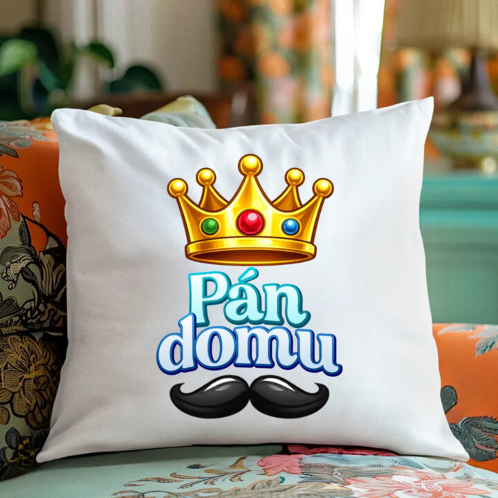 Pán domu - polštář s potiskem