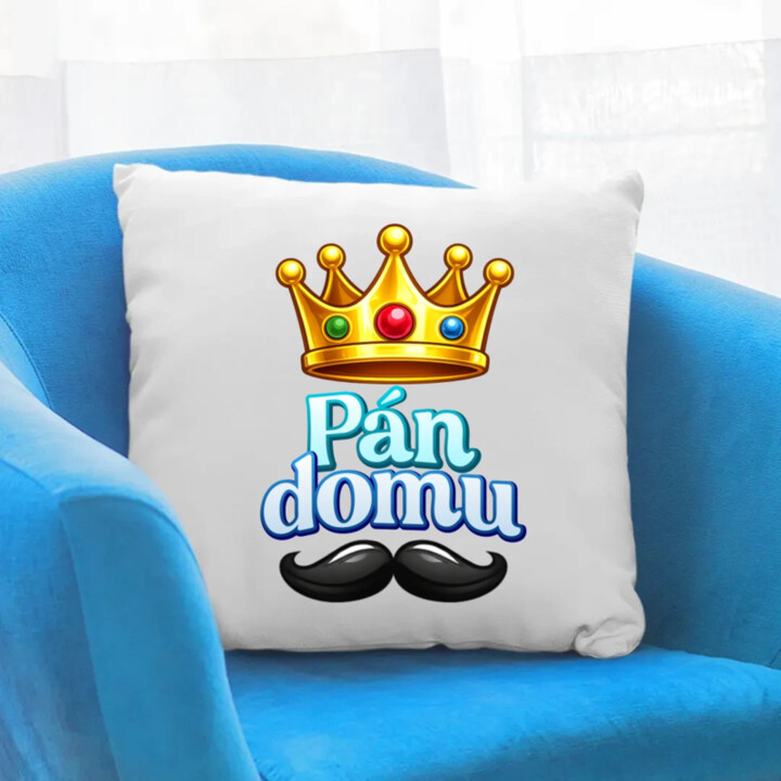 Pán domu - polštář s potiskem