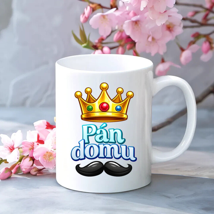 Pán domu - hrnek s potiskem