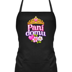Pani domu - zástěra s potiskem