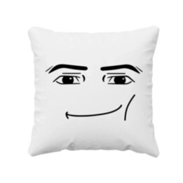 Man face – pro fanoušky hry Roblo - polštář s potiskem